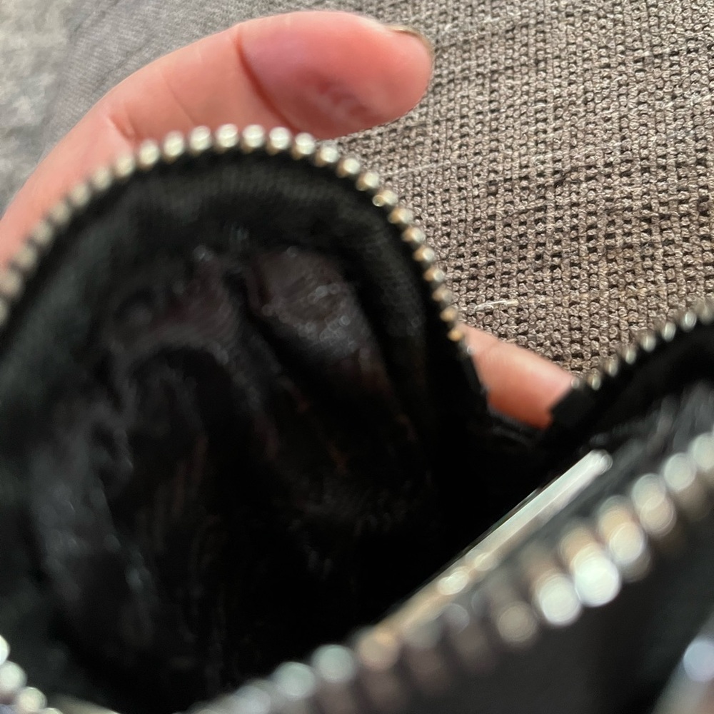 Prada Black Compact Keychain Zip Pouch - Picture 9 of 10